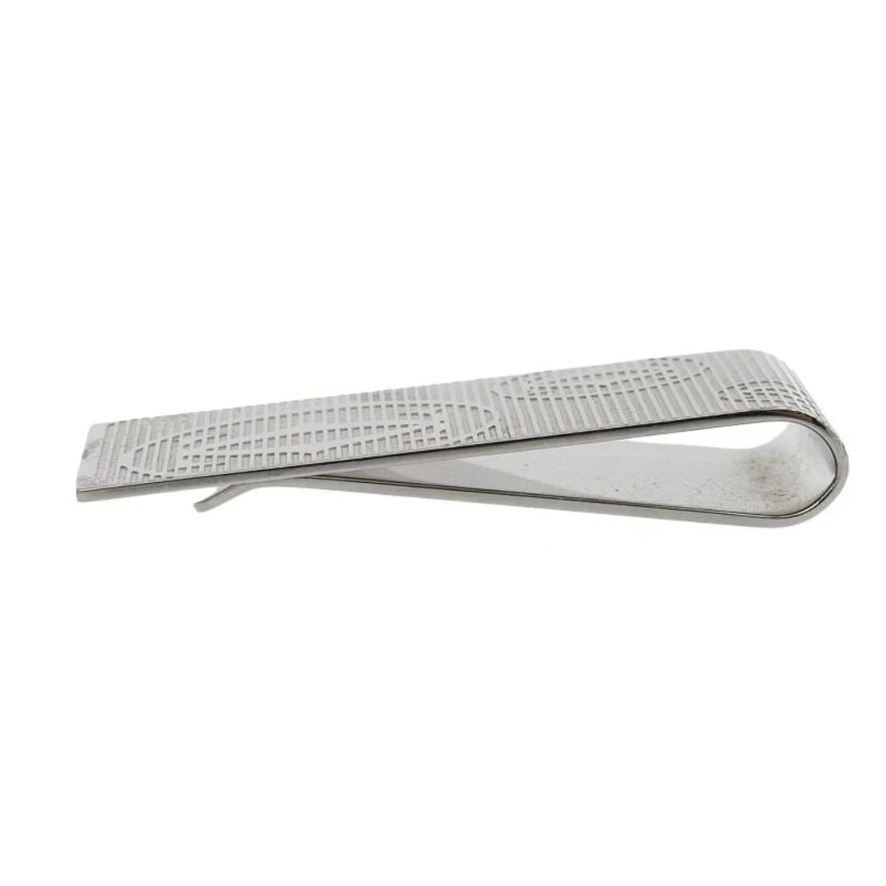 Cartier Happy Birthday 2 C Decor Logo Engraved Bill Clip Billfold Money Clip
